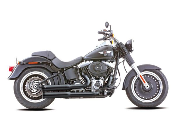 Double Groove 2 in 2 Exhaust System Black Satin