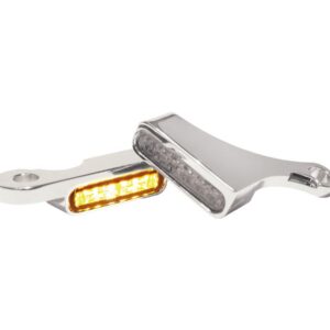 OEM Hand Control LED Turn Signal/Position Lights Chrome Smoke LED
