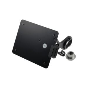 Sidemount License Plate Bracket Kit Austria 210 x 170 mm Black Powder Coated