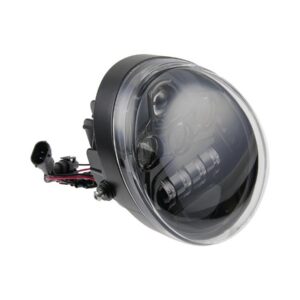 LED Headlamp for V-Rod, Night Rod Black Projector LED