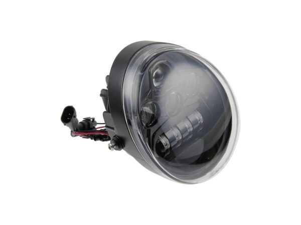 LED Headlamp for V-Rod, Night Rod Black Projector LED