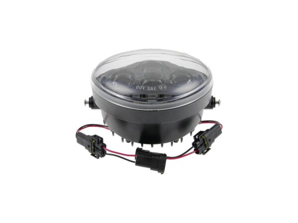 LED Headlamp for V-Rod, Night Rod Black Projector LED — изображение 3
