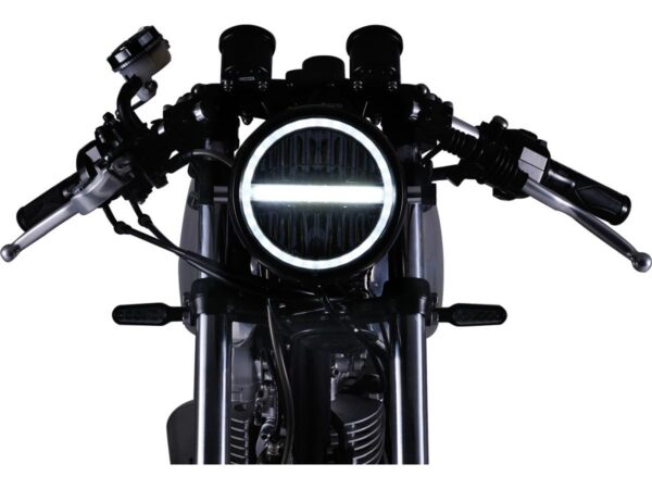 Neo Vintage 5 3/4" Headlight Matte Black Powder Coated Reflector LED — изображение 4