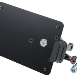 Sidemount License Plate Bracket Kit Netherlands 210 x 140 mm Black Powder Coated