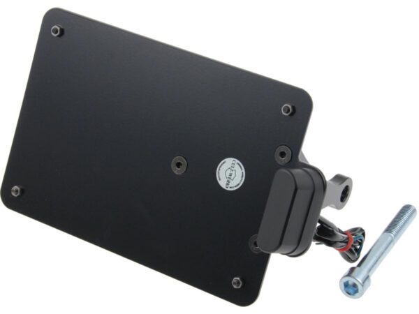 Sidemount License Plate Bracket Kit Netherlands 210 x 140 mm Black Powder Coated