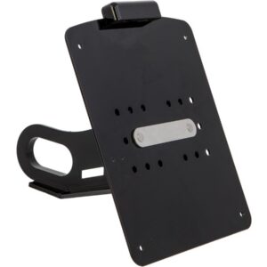 Long License Plate Side Mount Kit for Softail M8 Long, German specification Gloss Black