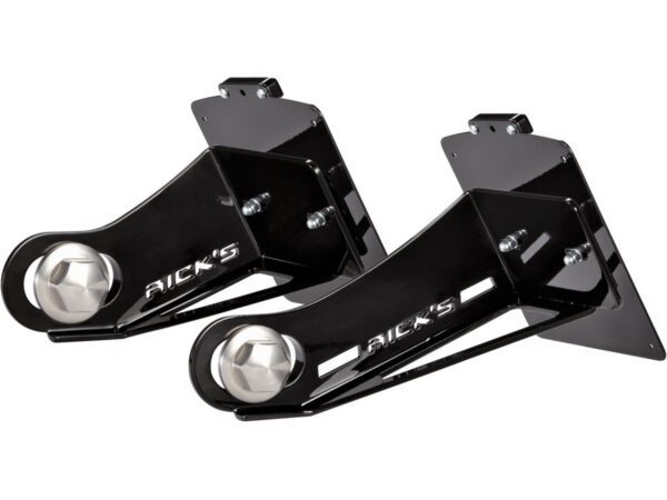 Long License Plate Side Mount Kit for Softail M8 Long, German specification Black Anodized — изображение 3