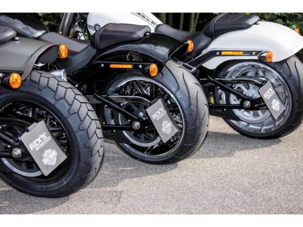 Long License Plate Side Mount Kit for Softail M8 Long, German specification Black Anodized — изображение 6