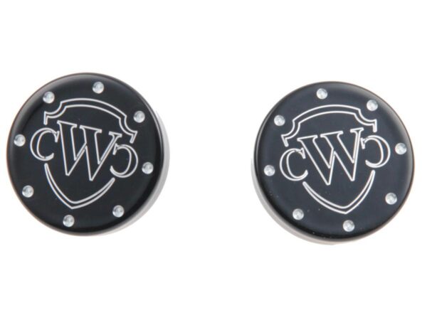 Front Axle Cover With Cult Werk logo Black Gloss Powder Coated