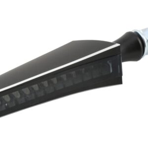 STS 1 LED Sequence Turn Signal Black Cut Anodized Smoke LED