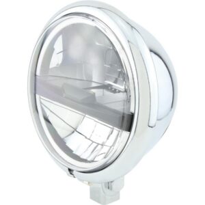 Bates Style Type 5 5 3/4" Headlight Chrome LED