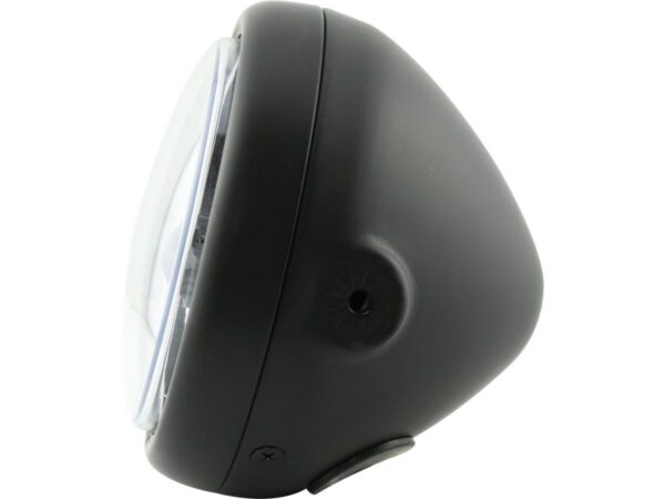 Pecos Type 6 5 3/4" Headlight Black Powder Coated LED — изображение 2