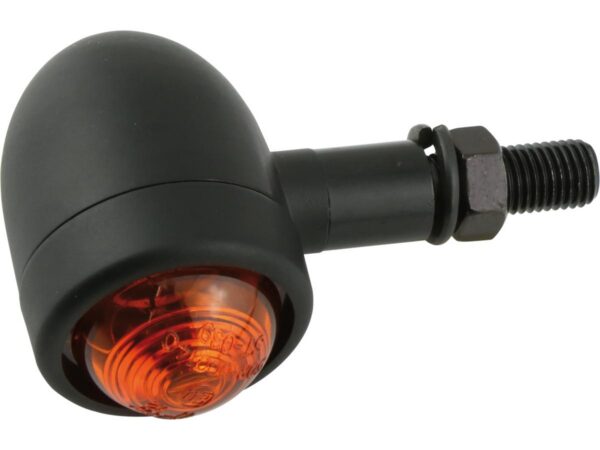 Old School Type 1 Turn Signal Black Amber Halogen — изображение 3