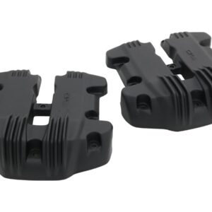 Ribbed Rocker Box Cover Black