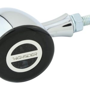 Rocket Bullet LED Turn Signal/Position Light Chrome Smoke LED