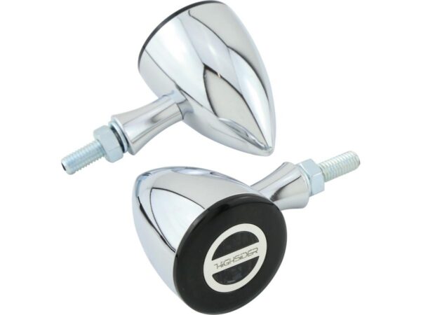 Rocket Bullet LED Turn Signal/Position Light Chrome Smoke LED — изображение 2