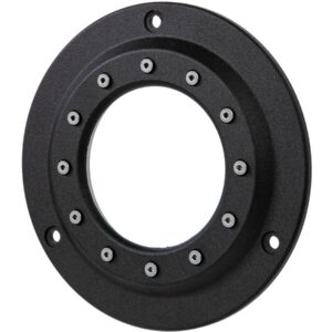 Porthole Derby Cover 3-hole Textured Black