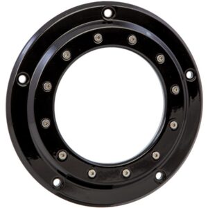 Porthole Derby Cover 5-hole Gloss Black