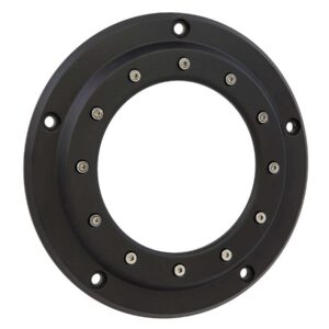 Porthole Derby Cover 5-hole Black Satin