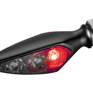 Rhombus S Dark LED Turn Signal/Taillight/Brake Light Rear Right Black Smoke LED
