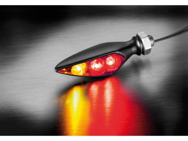 Rhombus S Dark LED Turn Signal/Taillight/Brake Light Rear Right Black Smoke LED — изображение 3