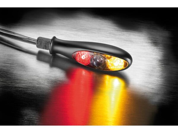 micro S DF Dark LED Turn Signal/Brake Light/Taillight Black Smoke LED — изображение 2