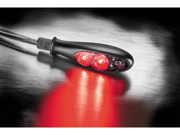 micro S DF Dark LED Turn Signal/Brake Light/Taillight Black Smoke LED — изображение 4
