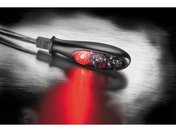 micro S DF Dark LED Turn Signal/Brake Light/Taillight Black Smoke LED — изображение 5