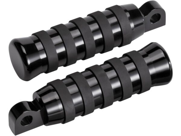 O-Ring Foot Pegs for Sportster 48 and 72 Models Black, Anodized