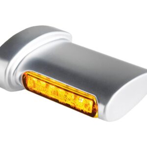 Winglet LED Turn Signals Chrome Satin Clear LED