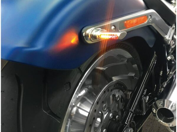 Winglet LED Turn Signals Chrome Satin Clear LED — изображение 2