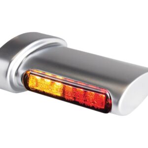 Winglet 3in1 LED Turn Signals/Taillight/Brake Light Chrome Satin Smoke LED