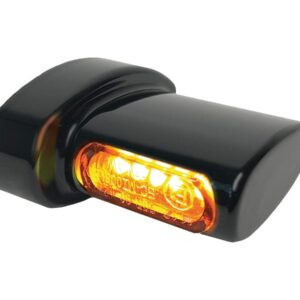 Winglet Micro LED Turn Signals Black Anodized Smoke LED