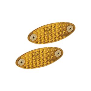 Elliptical Amber Lens Kit (replacement), pair