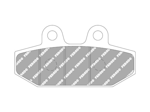 Road Platinum Mid-Metallic Brake Pads Organic Rear
