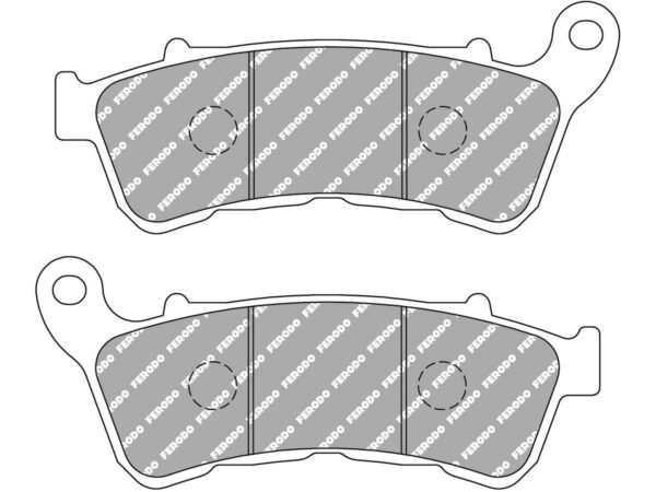 Road Platinum Mid-Metallic Brake Pads Organic Front