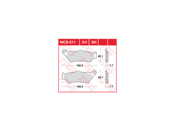 Organic Replacement Brake Pads Organic Front
