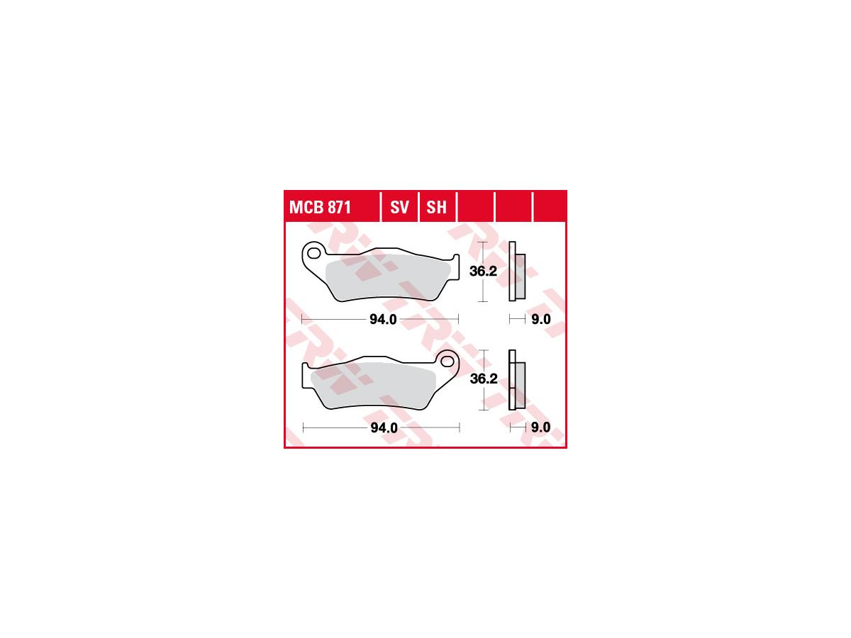 Organic Replacement Brake Pads Organic Front