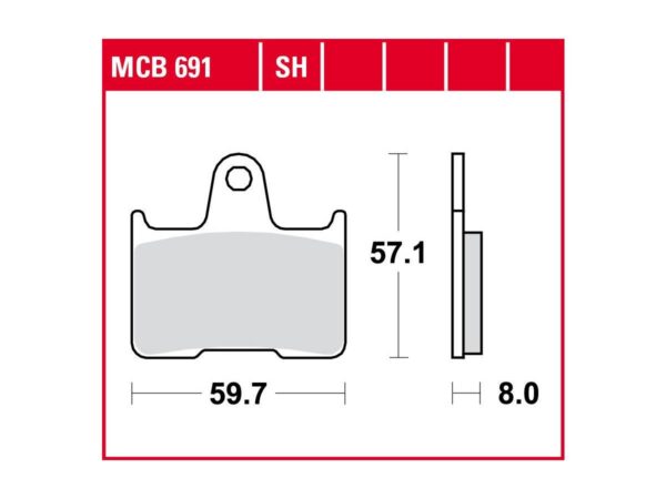 Sinter Street Replacement Brake Pads Sinter Rear