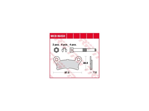 Sinter Street Replacement Brake Pads Sinter Rear