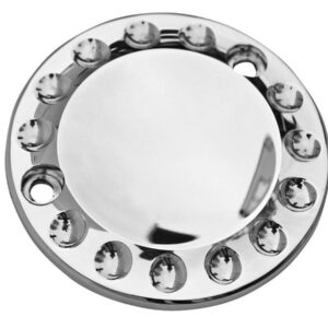 Drilled Point Cover 2-hole Aluminium Polished