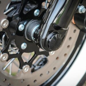 Front Axle Cover Set Black Powder Coated