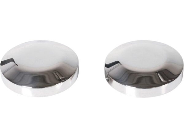 Front Axle Cover Set Aluminium Polished
