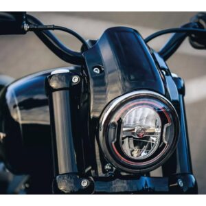 Headlight Cap Gloss Black Aluminium