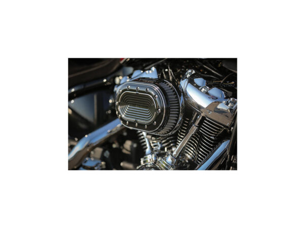 Oval Airbox Air Cleaner Kit Chrome — изображение 2