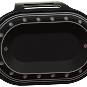 Drilled Oval Airbox Air Cleaner Cover Bi-Color Anodized