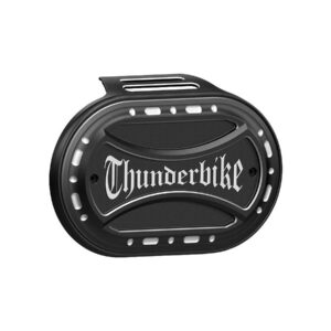 Torque with Thunderbike Logo Oval Airbox Air Cleaner Cover Bi-Color Anodized