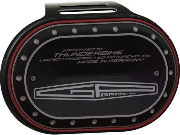 Grand Prix Oval Airbox Air Cleaner Cover Bi-Color Anodized