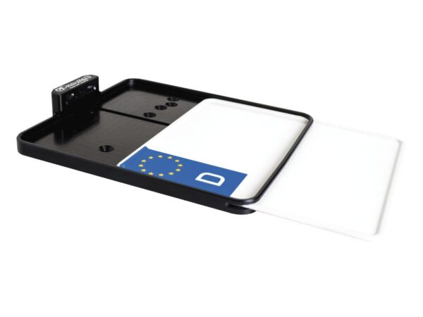 Side Mount License Plate Kit Austrian specification 210x170mm Black Anodized — изображение 4