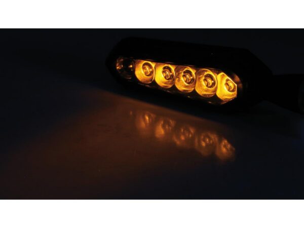 SORA Sequential LED Turn Signal Black Satin Mirror LED — изображение 2